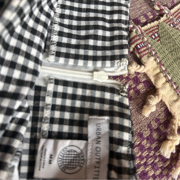 Urban Outfitters Black and White Gingham Mini Skirt - Picture 5 of 5